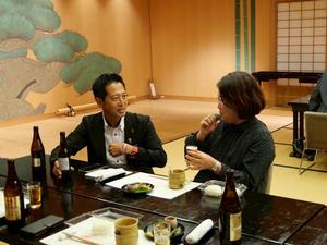 高鹿さんと話す市長