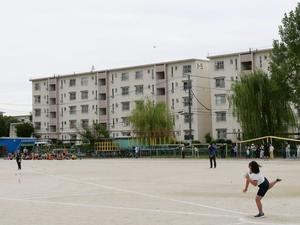 ソフトボール投げ