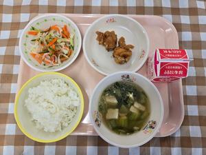 1月13日中学校の献立