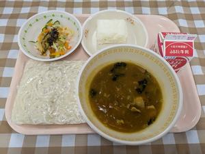 1月22日中学校の献立