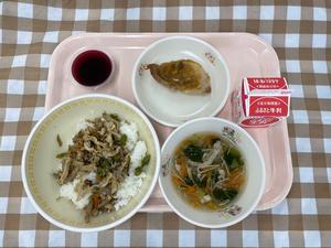 1月27日中学校の献立