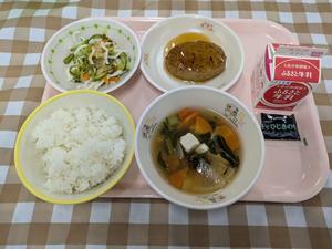 1月28日中学校の献立