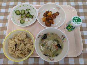 1月30日中学校の献立