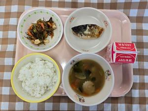 1月9日中学校の献立