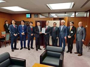 国土交通省での要望活動の様子