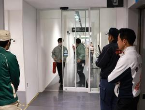 消防訓練の様子