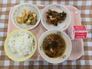 2月13日中学校の献立