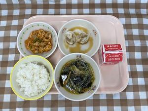 2月4日中学校の献立