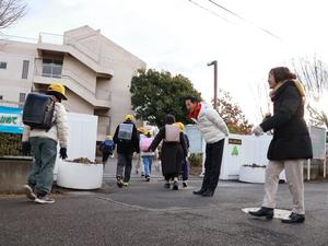 登校見守り・あいさつ