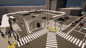 吉川駅北口改修工事のパース図