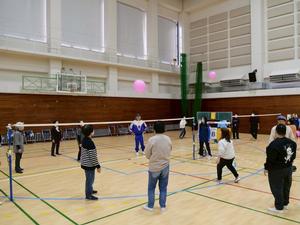 風船バレーの様子