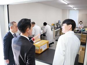視察の様子