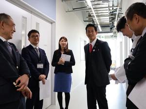 視察の様子
