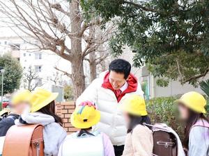 登校見守り・あいさつ