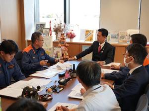 消防組合の打合せ