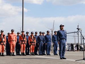 清野蒼磨隊員の誓いの言葉