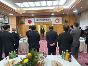埼玉県市長会会長の本庄市吉田市長の挨拶
