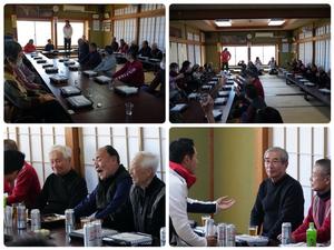 自治会の方々と話をする市長