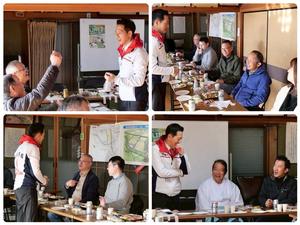 自治会の方々と話をする市長