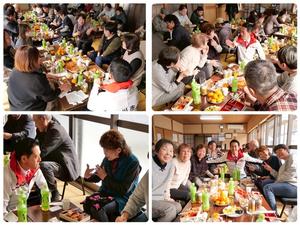 自治会の方々と話をする市長