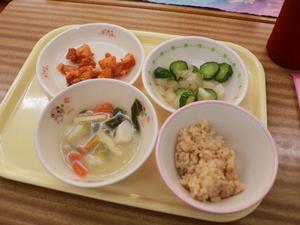 当日の給食