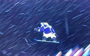 競技に臨む小野光希選手