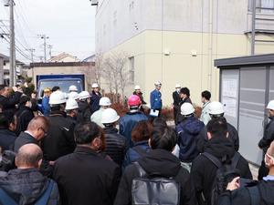 給電試験の様子