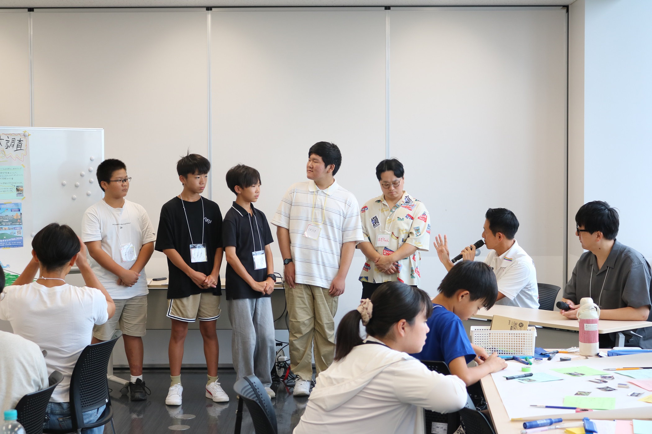 中学生チームの発表