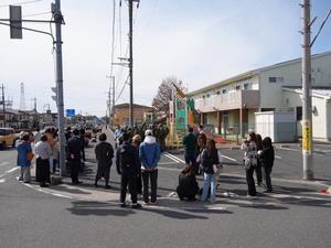 行進訓練の様子