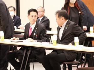 埼玉県市長会役員会の様子