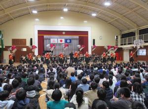 中曽根小学校45周年式典の様子