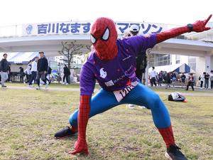 なまずの里マラソン大会の様子