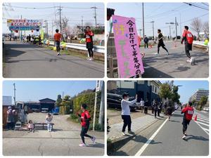 なまずの里マラソン大会の様子