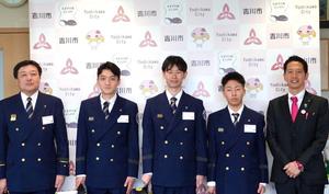 辞令交付と訓示