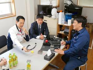 企業訪問の様子