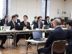 埼玉県市長会役員会の様子