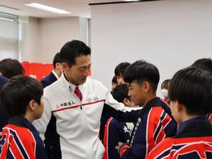 少年消防クラブ入団式