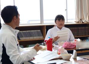 市長とランチミーティング・南中学校