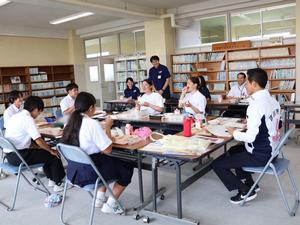 市長とランチミーティング・南中学校