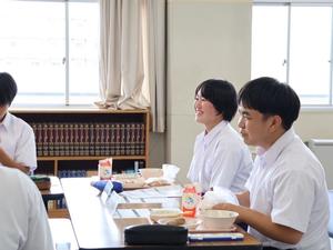 市長とランチミーティング・南中学校