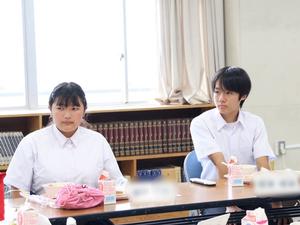 市長とランチミーティング・南中学校