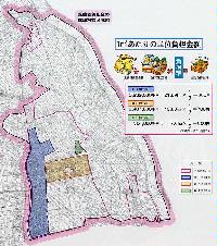 受益者負担金の賦課対象区域図