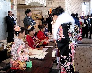 成人式の様子