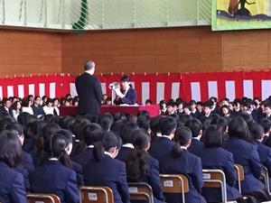 吉川市立東中学校入学式