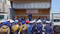 運動期間中の出発式（フェスタ）の様子