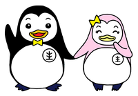 手をつなぐホゴちゃんとサラちゃん