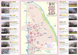 吉川桜マップ裏面