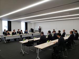 市長あいさつ風景