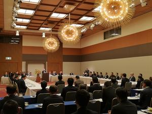 埼玉県市長会定期総会会場風景