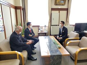 橋本副知事と市長との意見交換